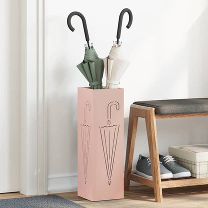 Supporto per Ombrellone Rosa 15,5 x 15,5 x 49 cm Metallo