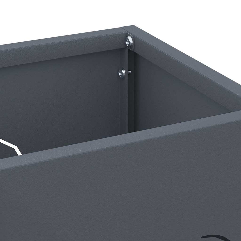 Supporto per Ombrellone Antracite 15,5 x 15,5 x 49 cm Metallo