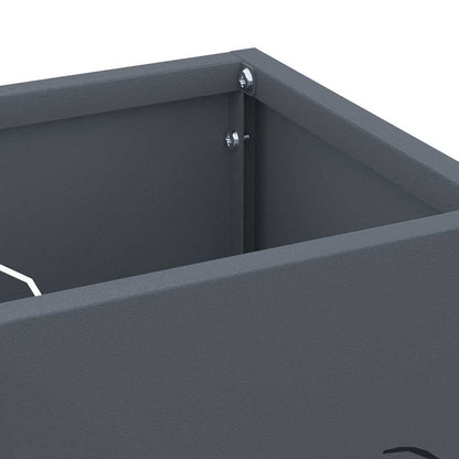 Supporto per Ombrellone Antracite 15,5 x 15,5 x 49 cm Metallo