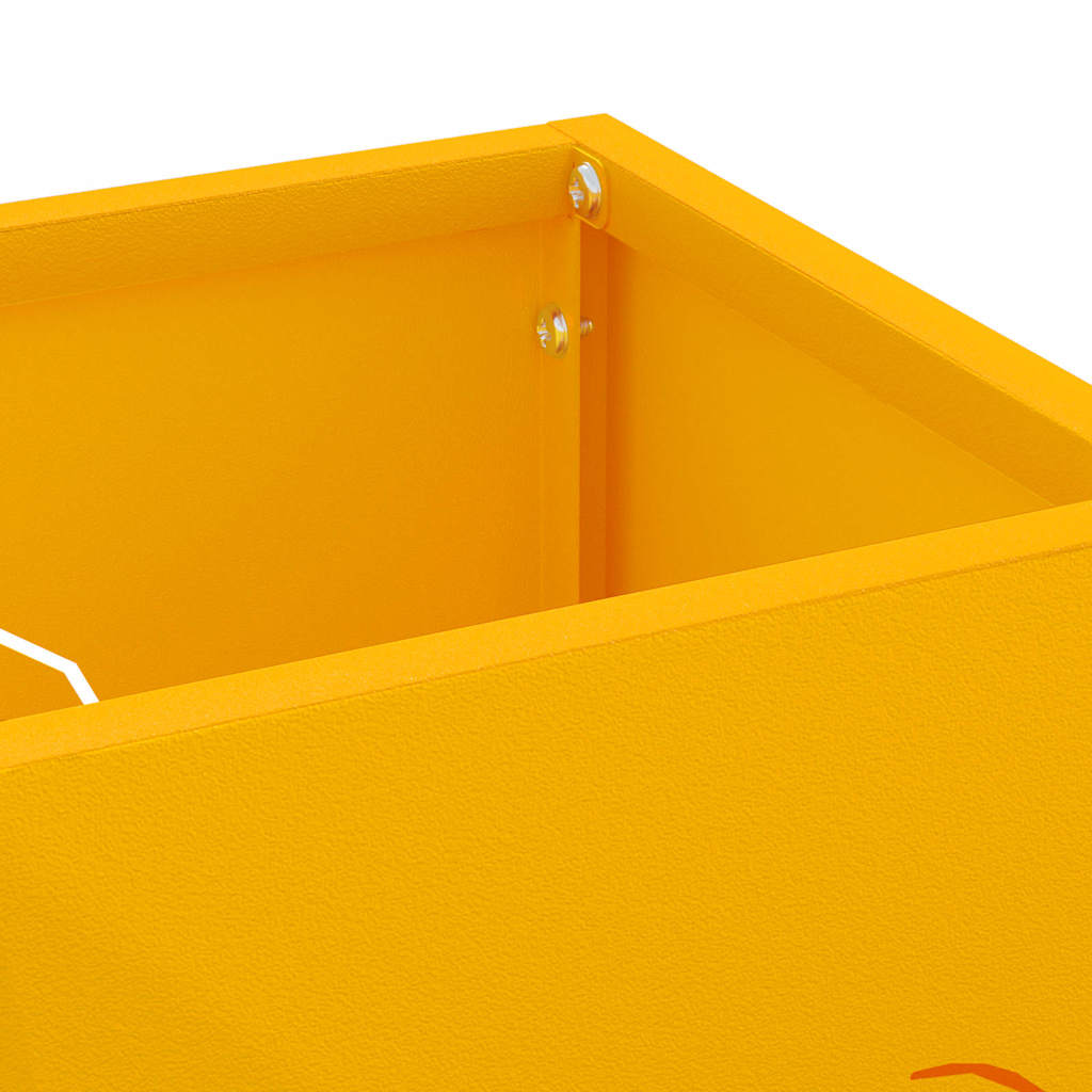 Supporto per Ombrellone Senape 15,5 x 15,5 x 49 cm Metallo