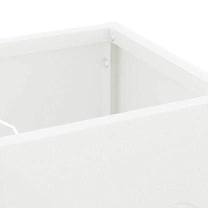 Supporto per Ombrellone Bianco 15,5 x 15,5 x 49 cm Metallo