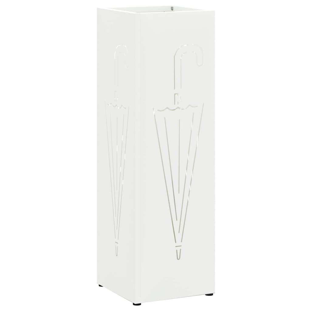 Supporto per Ombrellone Bianco 15,5 x 15,5 x 49 cm Metallo