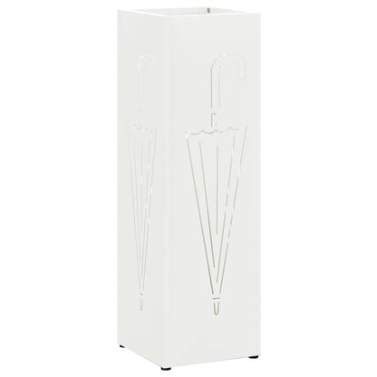 Supporto per Ombrellone Bianco 15,5 x 15,5 x 49 cm Metallo