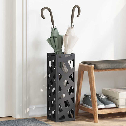Supporto per Ombrellone Nero 15,5 x 15,5 x 49 cm Metallo