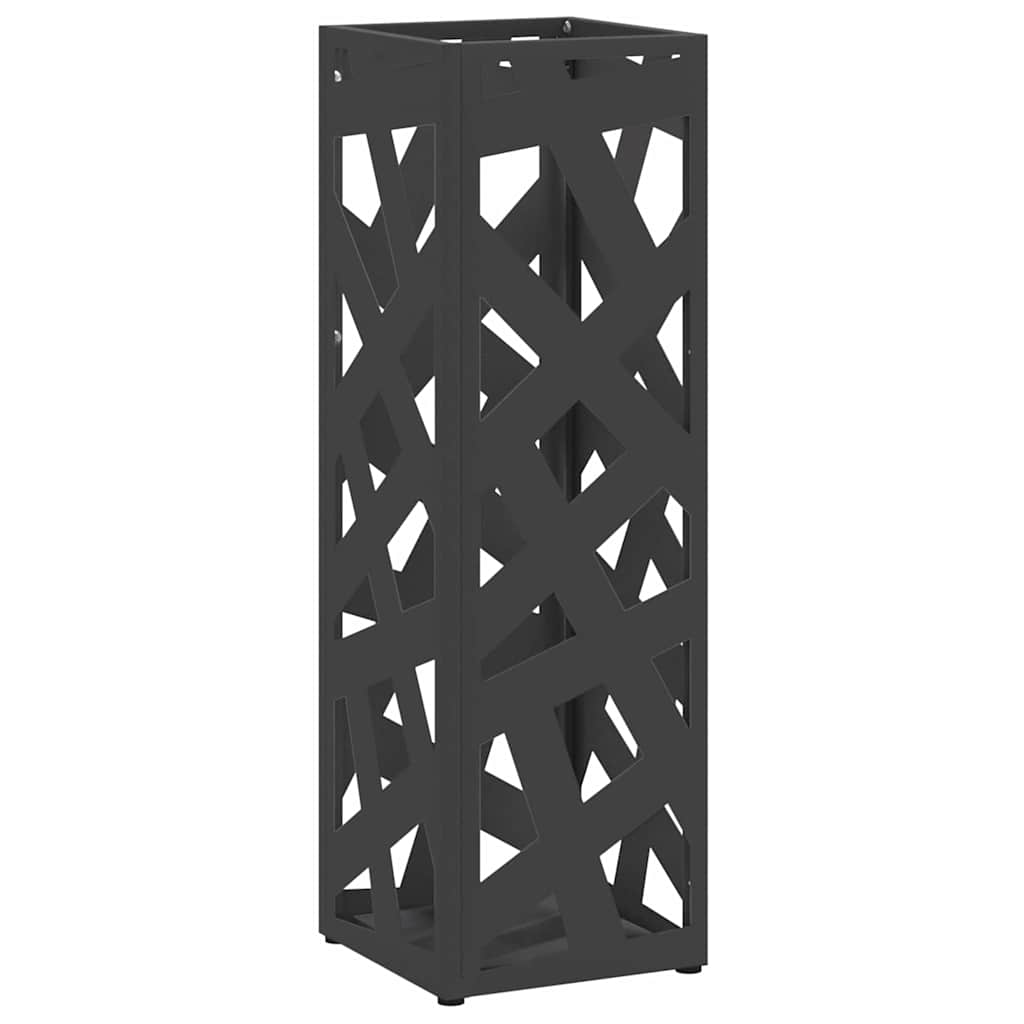 Supporto per Ombrellone Nero 15,5 x 15,5 x 49 cm Metallo