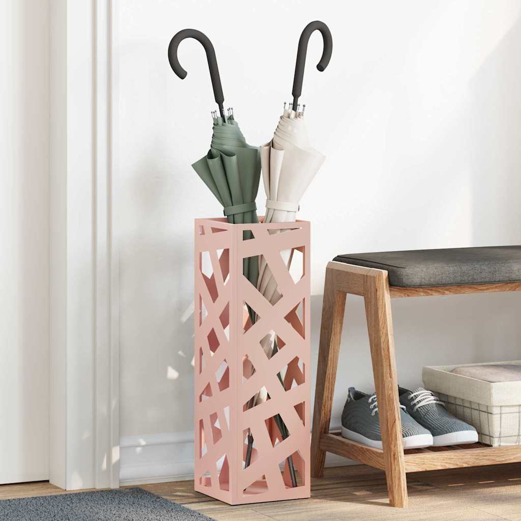 Supporto per Ombrellone Rosa 15,5 x 15,5 x 49 cm Metallo