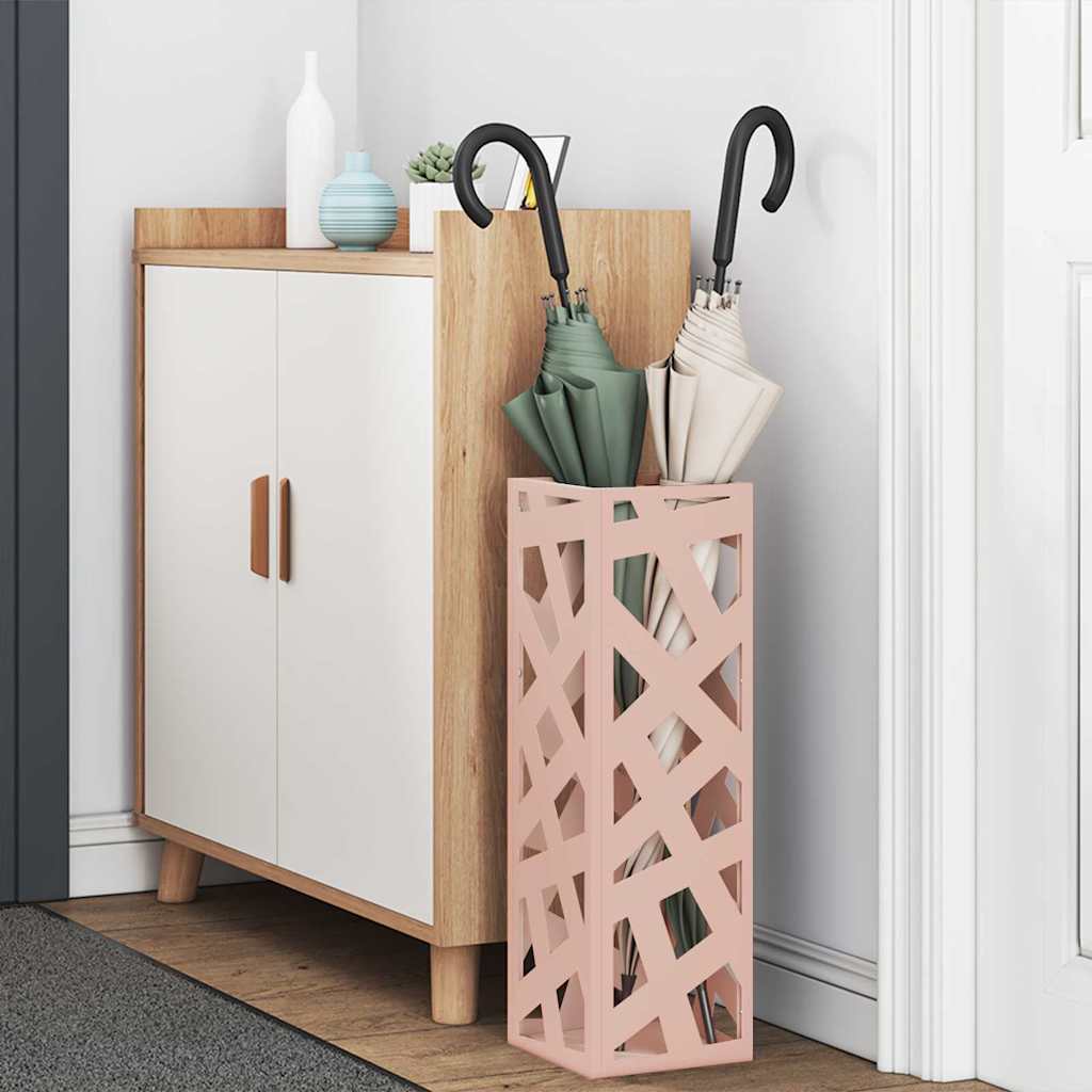 Supporto per Ombrellone Rosa 15,5 x 15,5 x 49 cm Metallo