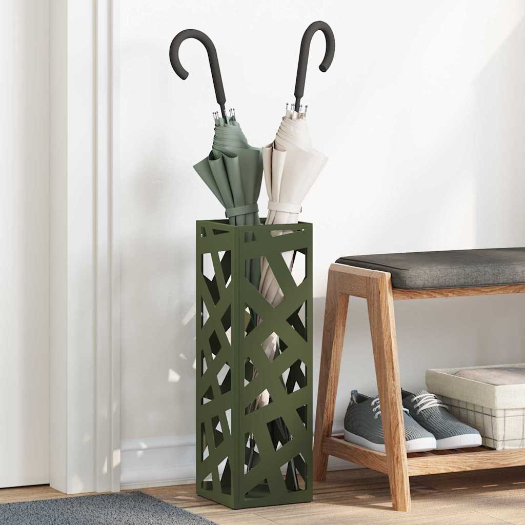Supporto per Ombrellone Oliva 15,5 x 15,5 x 49 cm Metallo