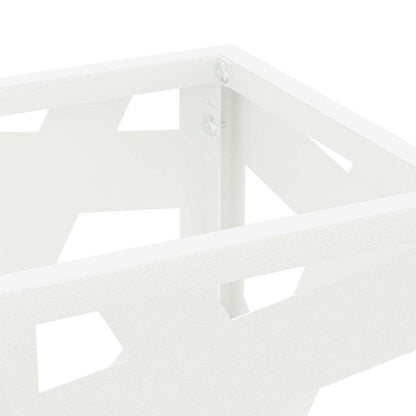 Supporto per Ombrellone Bianco 15,5 x 15,5 x 49 cm Metallo