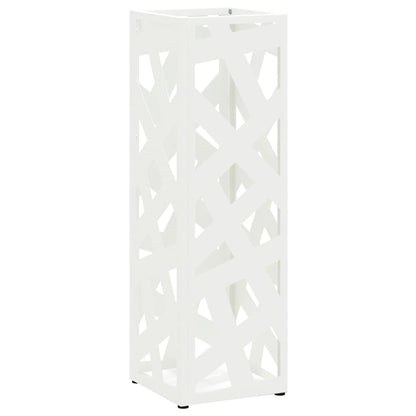 Supporto per Ombrellone Bianco 15,5 x 15,5 x 49 cm Metallo