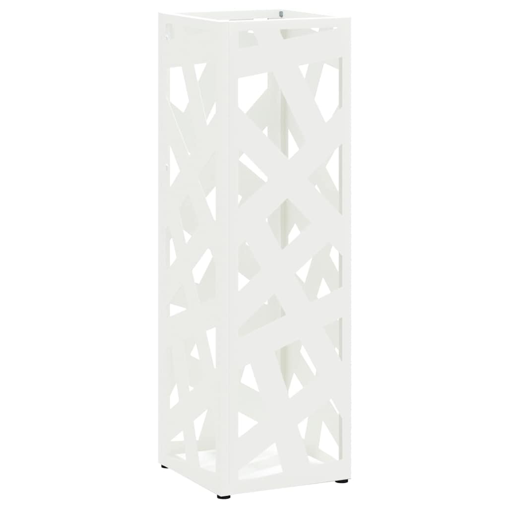 Supporto per Ombrellone Bianco 15,5 x 15,5 x 49 cm Metallo