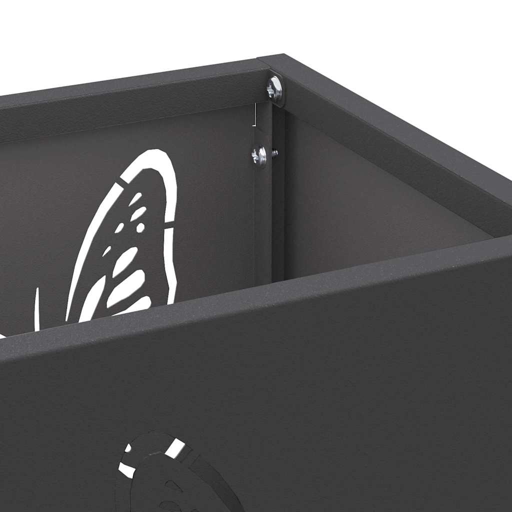 Supporto per Ombrellone Nero 15,5 x 15,5 x 49 cm Metallo