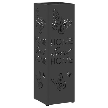Supporto per Ombrellone Nero 15,5 x 15,5 x 49 cm Metallo