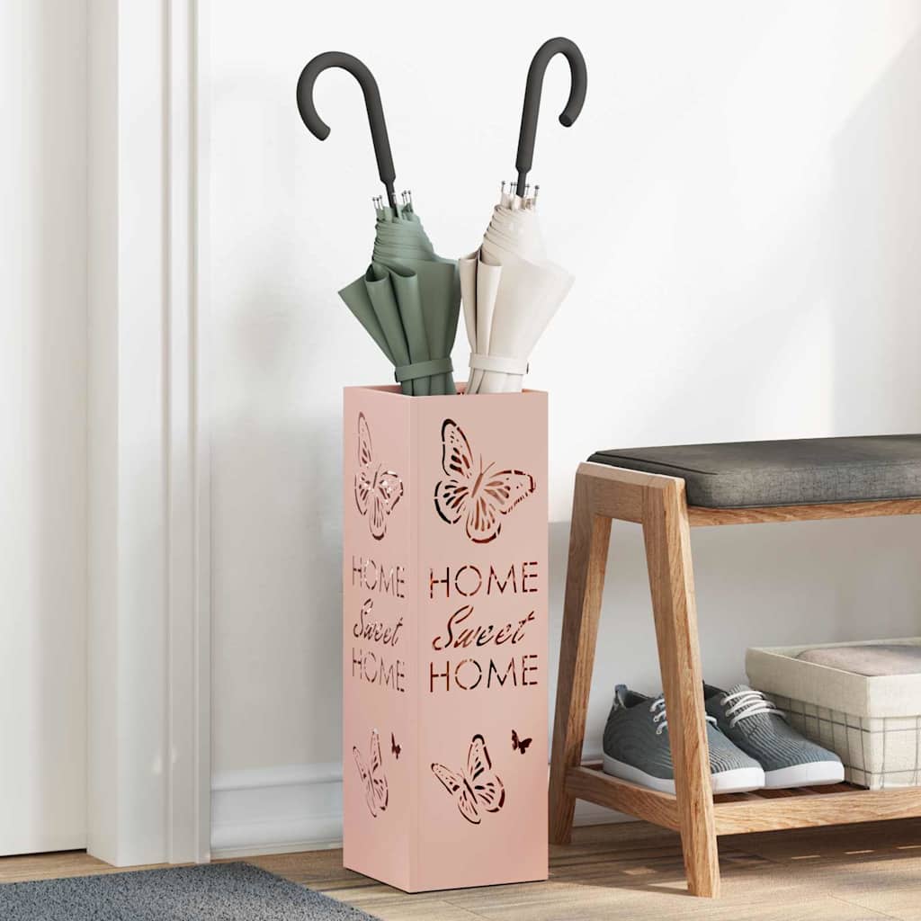 Supporto per Ombrellone Rosa 15,5 x 15,5 x 49 cm Metallo