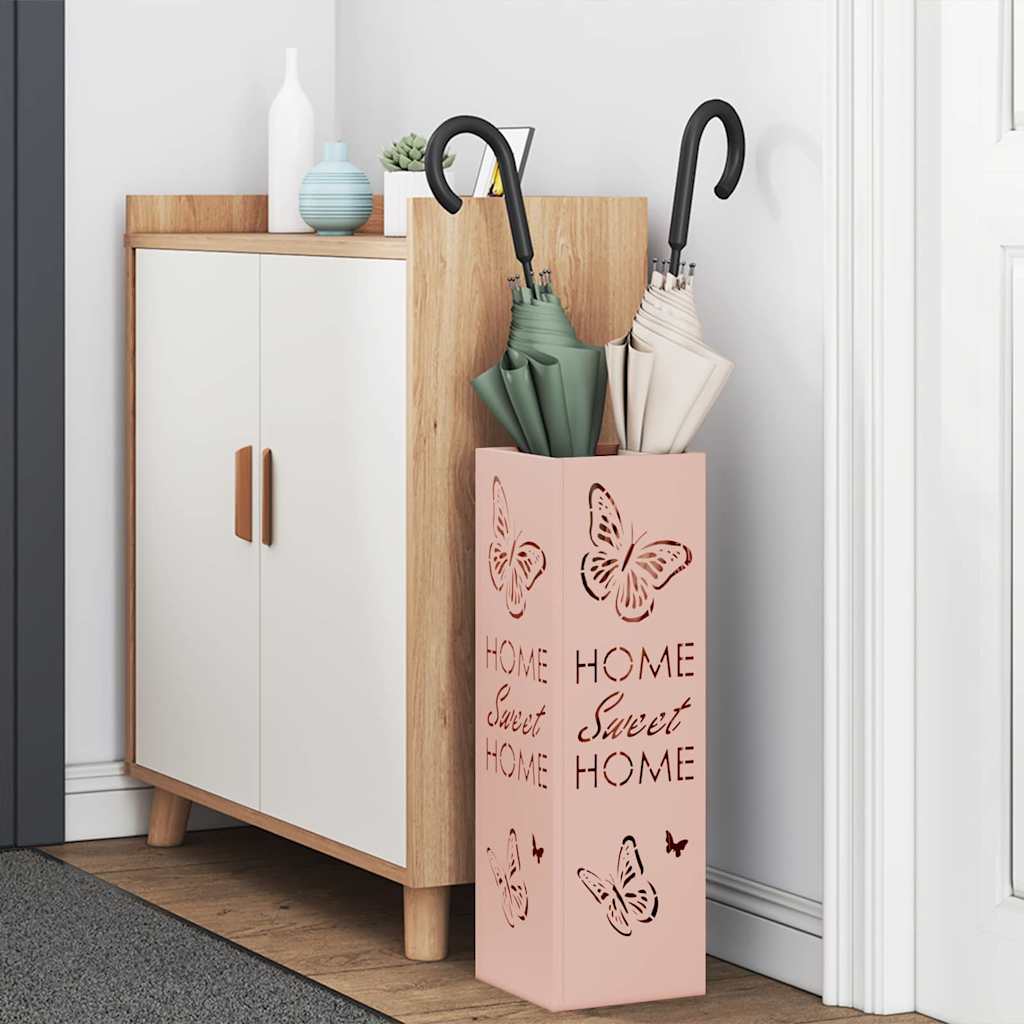 Supporto per Ombrellone Rosa 15,5 x 15,5 x 49 cm Metallo