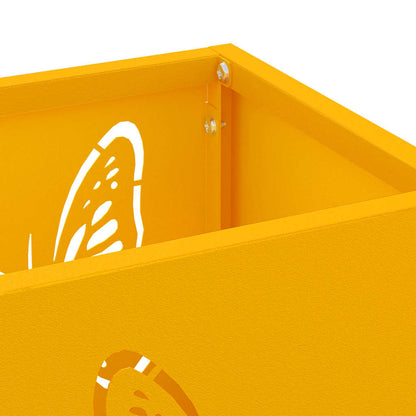 Supporto per Ombrellone Senape 15,5 x 15,5 x 49 cm Metallo