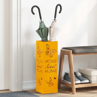 Supporto per Ombrellone Senape 15,5 x 15,5 x 49 cm Metallo