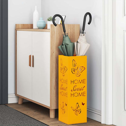 Supporto per Ombrellone Senape 15,5 x 15,5 x 49 cm Metallo