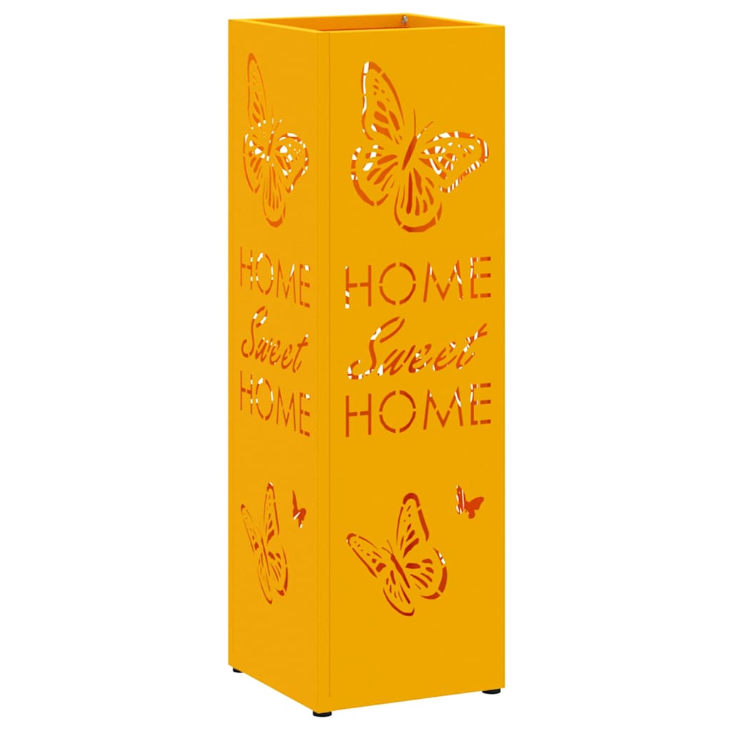 Supporto per Ombrellone Senape 15,5 x 15,5 x 49 cm Metallo