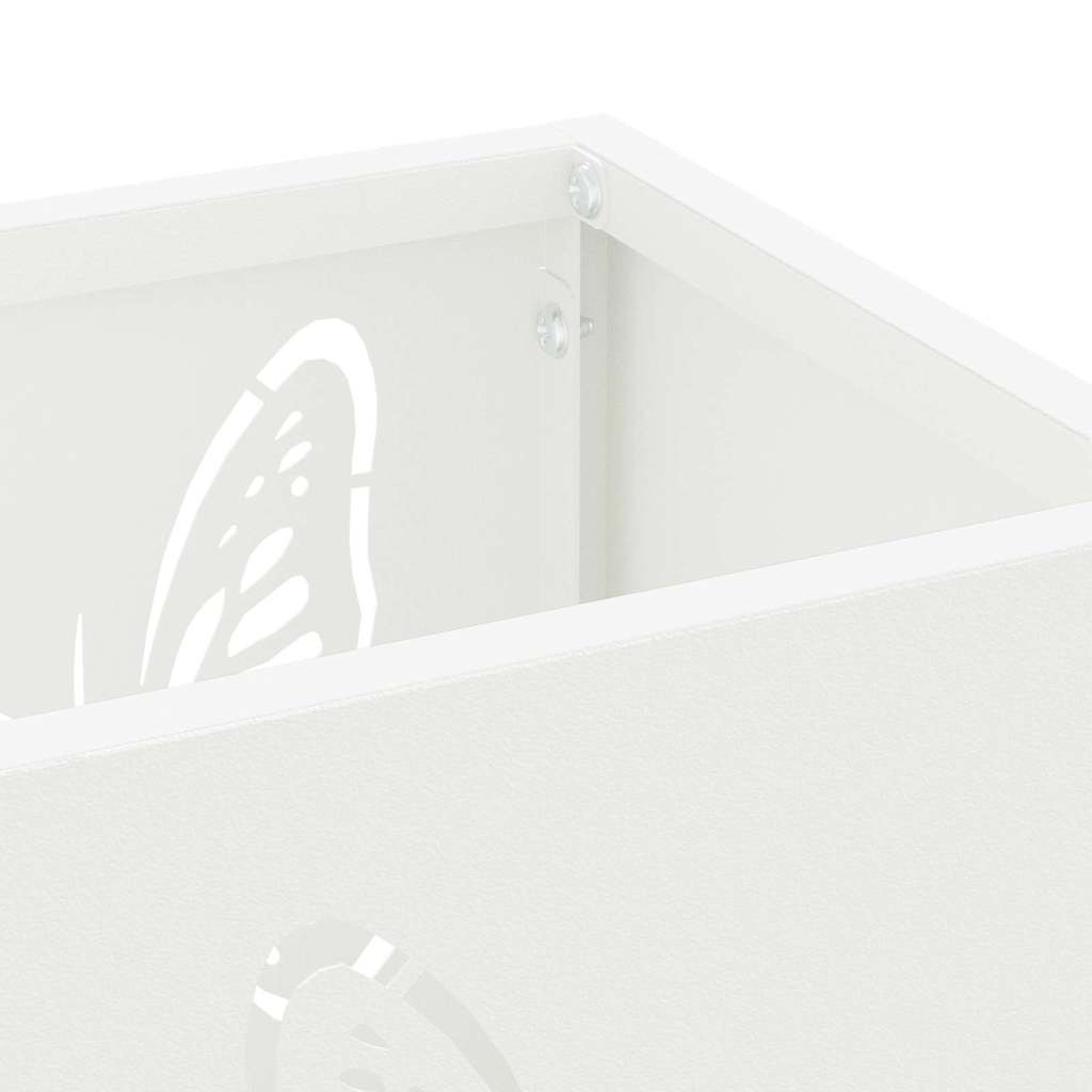 Supporto per Ombrellone Bianco 15,5 x 15,5 x 49 cm Metallo