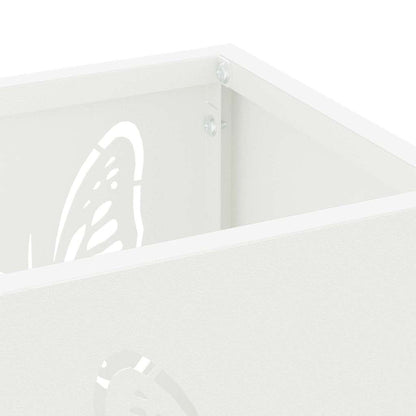 Supporto per Ombrellone Bianco 15,5 x 15,5 x 49 cm Metallo