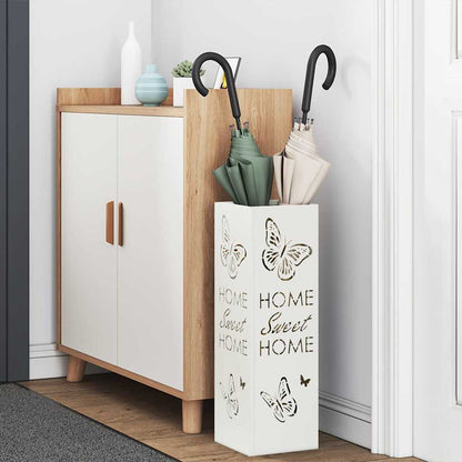 Supporto per Ombrellone Bianco 15,5 x 15,5 x 49 cm Metallo