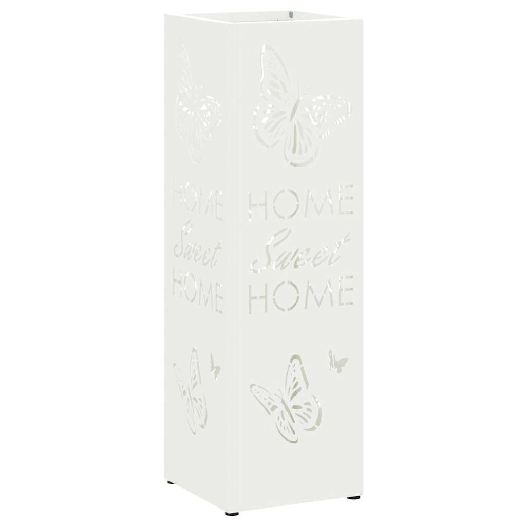 Supporto per Ombrellone Bianco 15,5 x 15,5 x 49 cm Metallo