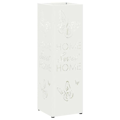 Supporto per Ombrellone Bianco 15,5 x 15,5 x 49 cm Metallo