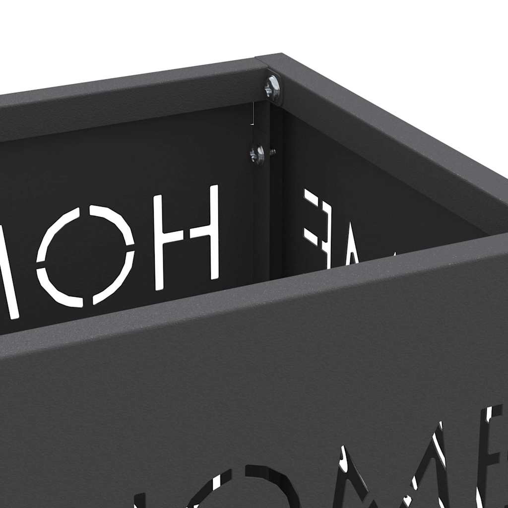 Supporto per Ombrellone Nero 15,5 x 15,5 x 49 cm Metallo