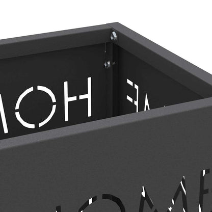 Supporto per Ombrellone Nero 15,5 x 15,5 x 49 cm Metallo