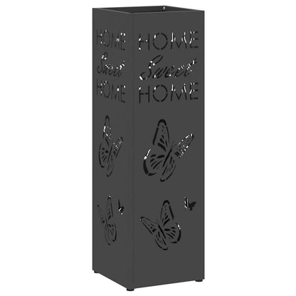 Supporto per Ombrellone Nero 15,5 x 15,5 x 49 cm Metallo