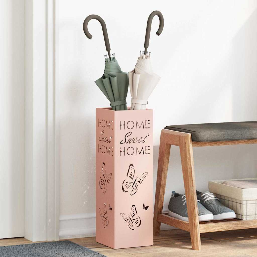 Supporto per Ombrellone Rosa 15,5 x 15,5 x 49 cm Metallo
