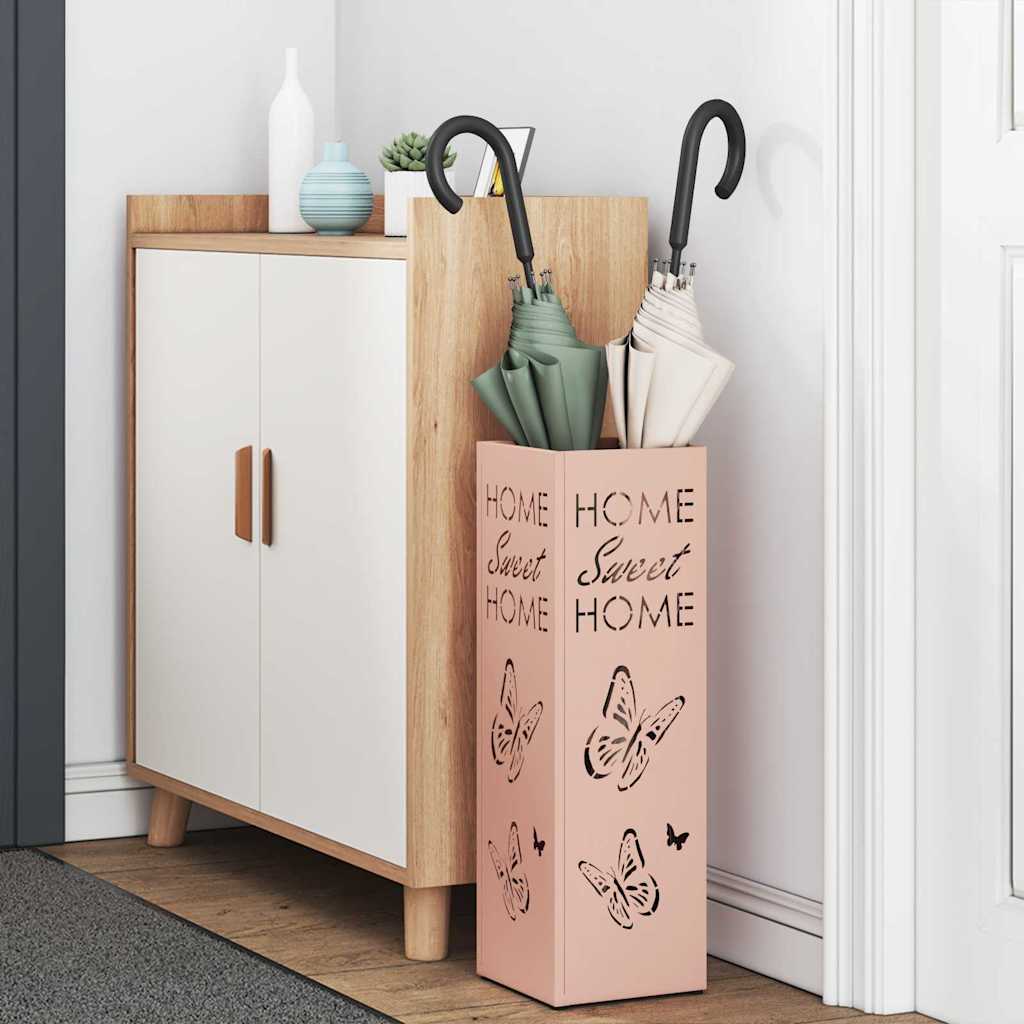 Supporto per Ombrellone Rosa 15,5 x 15,5 x 49 cm Metallo