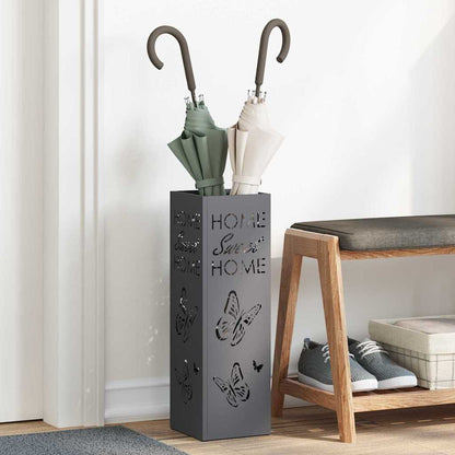 Supporto per Ombrellone Antracite 15,5 x 15,5 x 49 cm Metallo