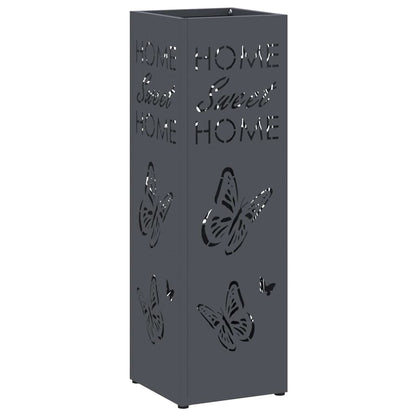 Supporto per Ombrellone Antracite 15,5 x 15,5 x 49 cm Metallo