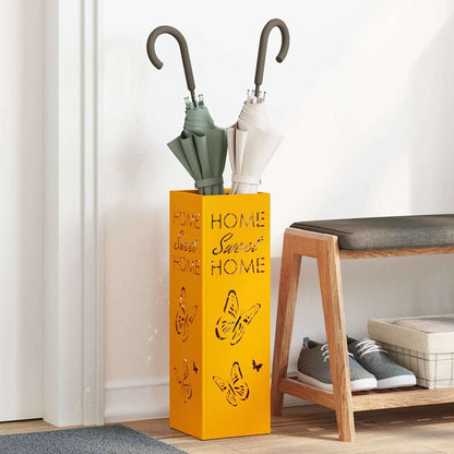 Supporto per Ombrellone Senape 15,5 x 15,5 x 49 cm Metallo