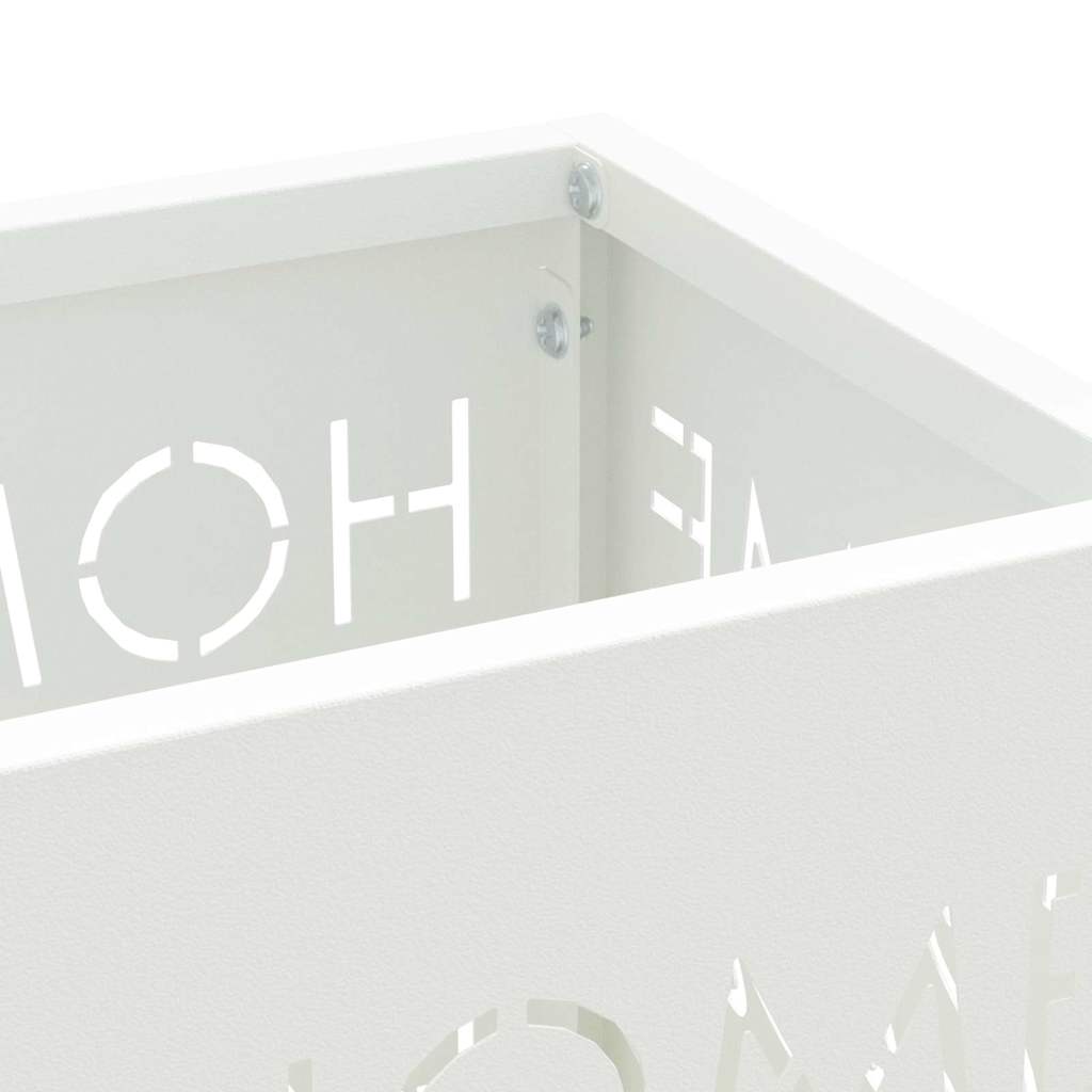 Supporto per Ombrellone Bianco 15,5 x 15,5 x 49 cm Metallo