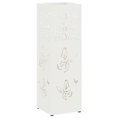 Supporto per Ombrellone Bianco 15,5 x 15,5 x 49 cm Metallo