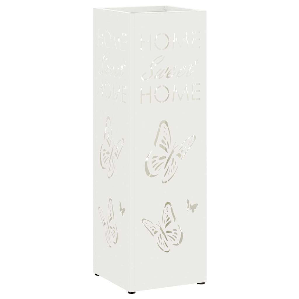 Supporto per Ombrellone Bianco 15,5 x 15,5 x 49 cm Metallo