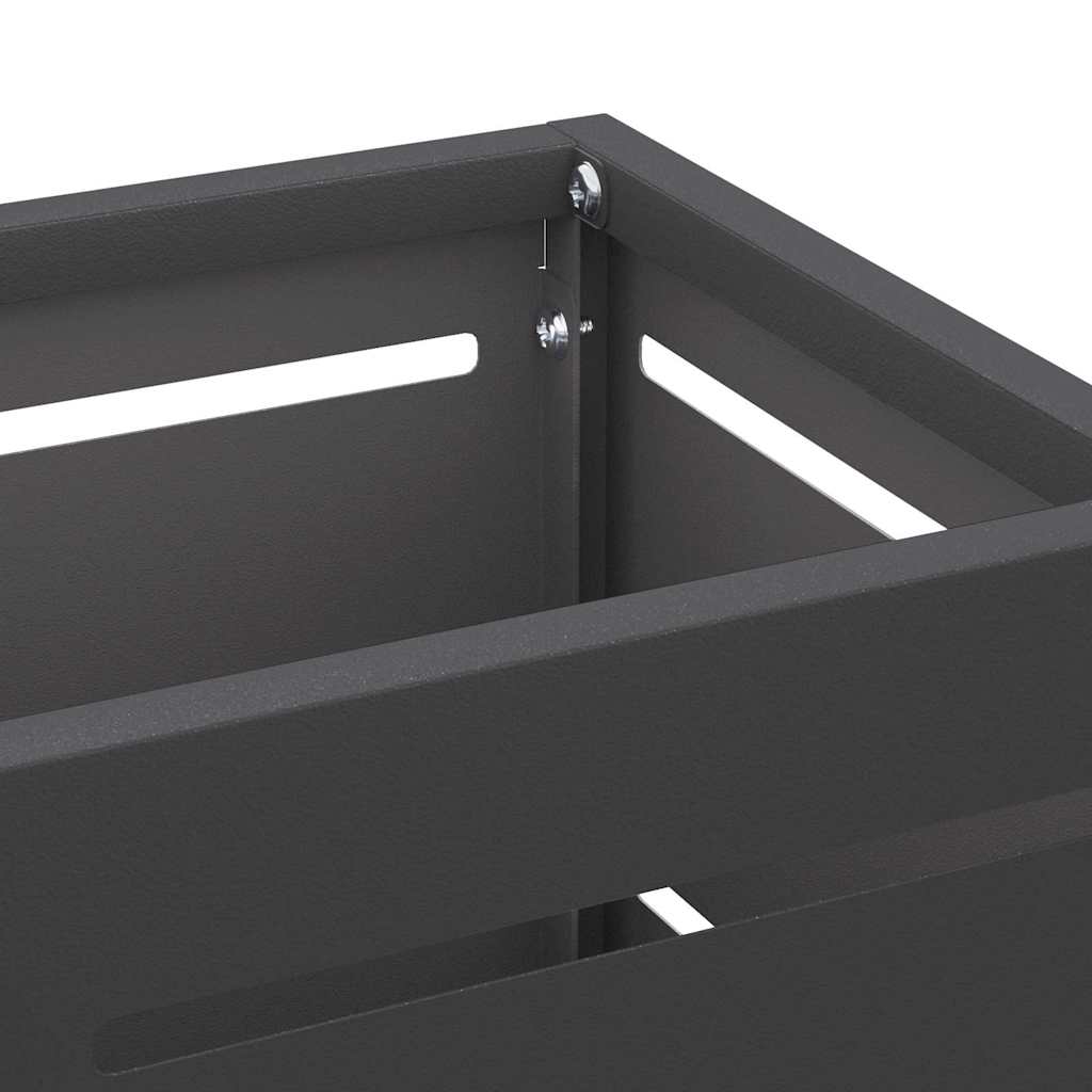 Supporto per Ombrellone Nero 15,5 x 15,5 x 49 cm Metallo