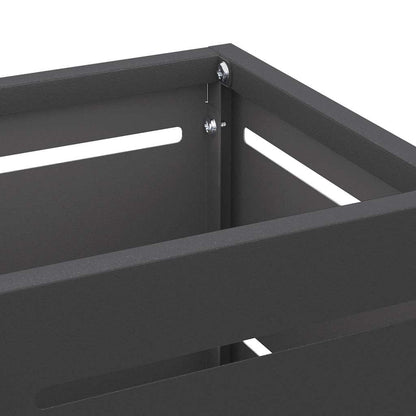 Supporto per Ombrellone Nero 15,5 x 15,5 x 49 cm Metallo