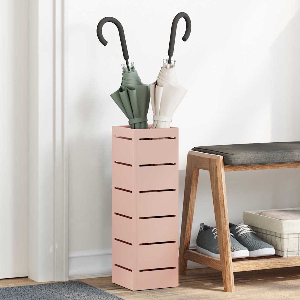 Supporto per Ombrellone Rosa 15,5 x 15,5 x 49 cm Metallo