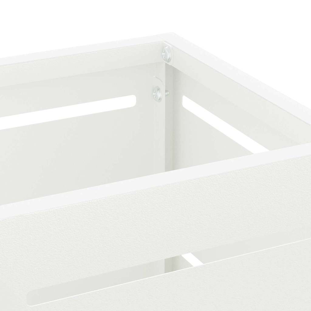 Supporto per Ombrellone Bianco 15,5 x 15,5 x 49 cm Acciaio