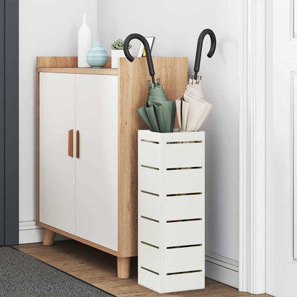 Supporto per Ombrellone Bianco 15,5 x 15,5 x 49 cm Acciaio