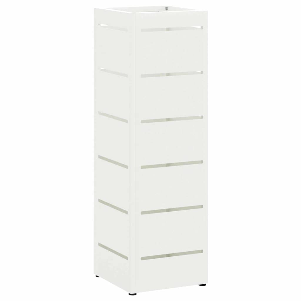 Supporto per Ombrellone Bianco 15,5 x 15,5 x 49 cm Acciaio