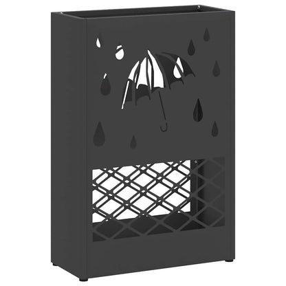 Supporto per Ombrellone Nero 28 x 12 x 41 cm Acciaio