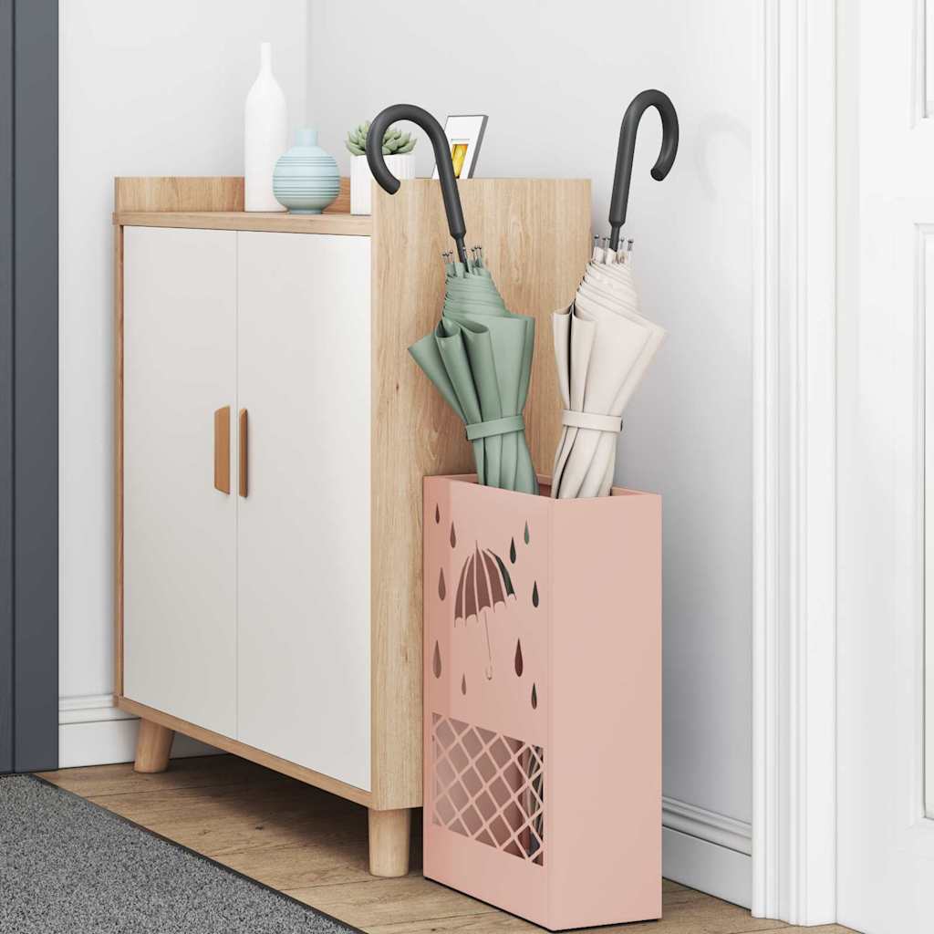Supporto per Ombrellone Rosa 28 x 12 x 41 cm Acciaio
