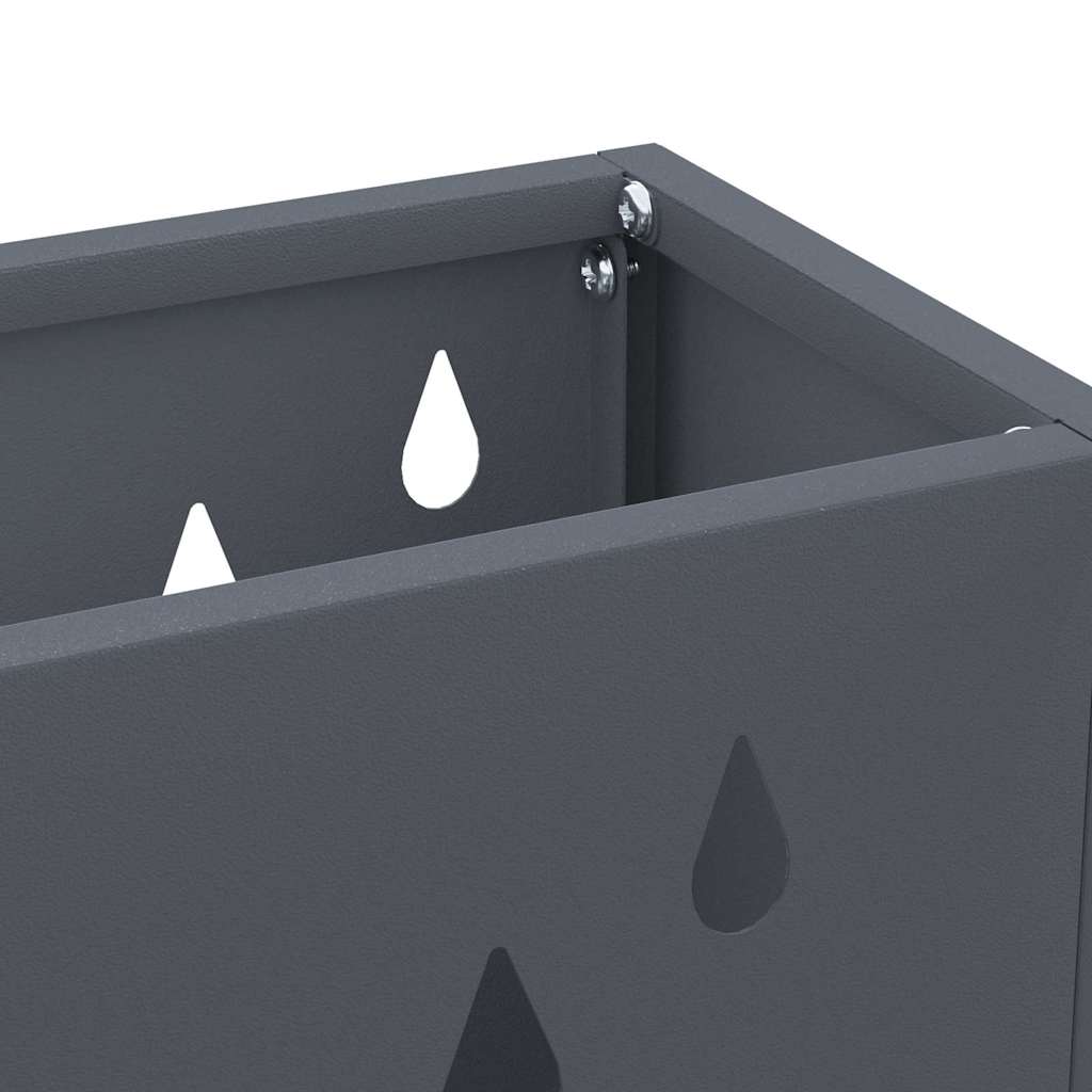Supporto per Ombrellone Antracite 28 x 12 x 41 cm Acciaio