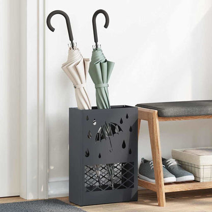 Supporto per Ombrellone Antracite 28 x 12 x 41 cm Acciaio