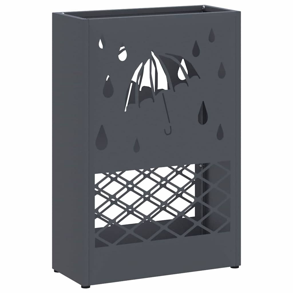 Supporto per Ombrellone Antracite 28 x 12 x 41 cm Acciaio